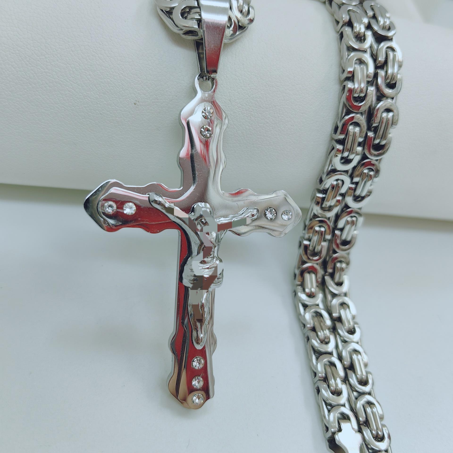 

2026 European and American Fashion Trend Personalized Jewelry Men s Necklace Pendant Jewelry 6MM+55CM