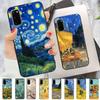 Art Vincent Van Gogh Phone Case For Samsung S 24 Fe 25 Ultra Plus 20 Lite 21 30 22 23 24 22 Ultra 5G Fundas