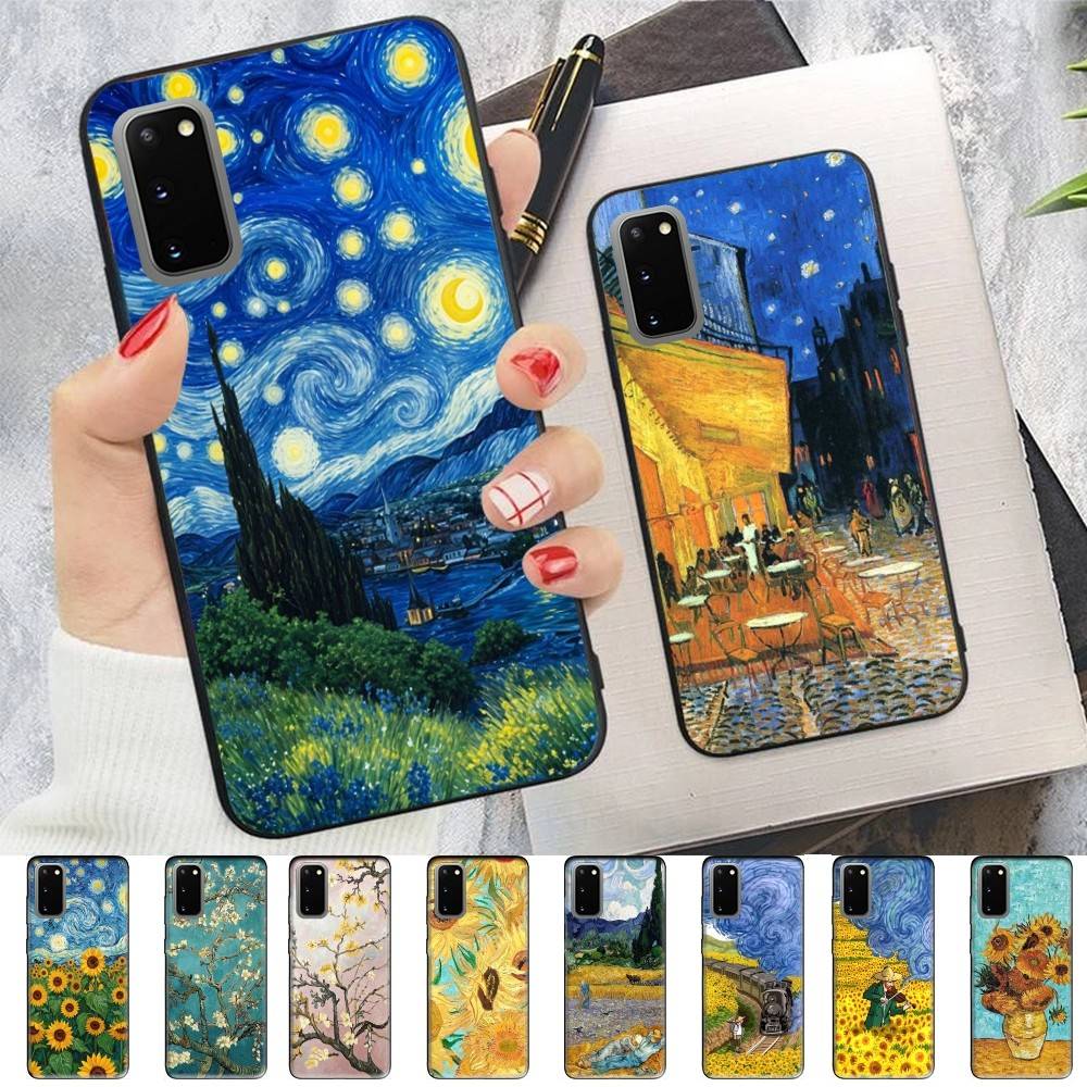 Art Vincent Van Gogh Phone Case For Samsung S 24 fe 25 Ultra plus 20 lite 21 30 22 23 24 22 Ultra 5G Fundas