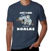 Just A Girl Who Loves Koalaskoala Shirts Just A Girl Who Loves Koalas Koala Gif Tshirt Comfortable Work Wear Tee