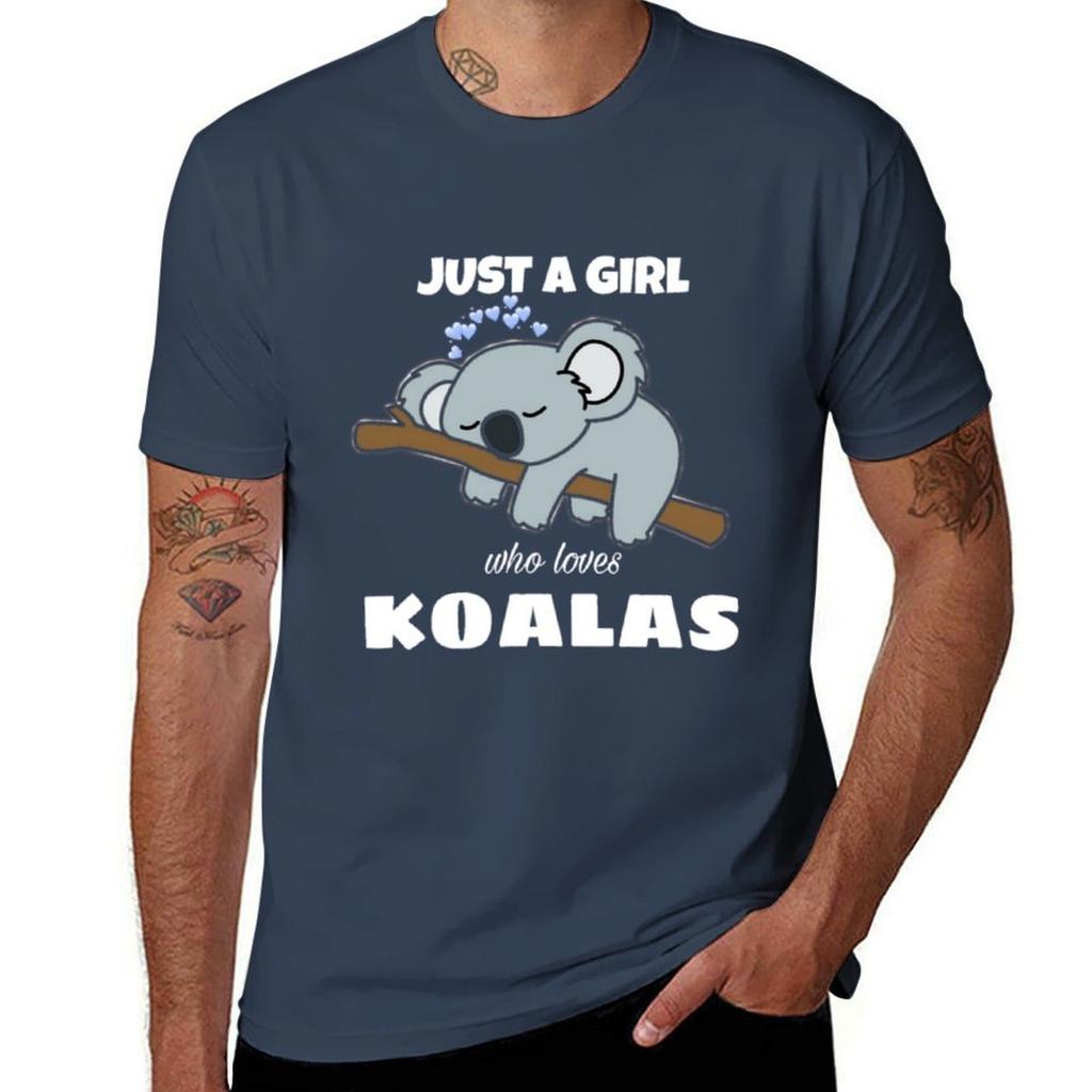 Just A Girl Who Loves Koalaskoala Shirts Just A Girl Who Loves Koalas Koala Gif Tshirt Comfortable Work Wear Tee
