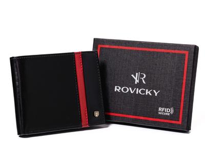 Men's Leather Card Wallet with RFID Protect - Rovicky