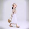 Fairy tale themed performance clothing parent-child clothing wolf grandmother pastoral farm floral skirt drama performance clothing
