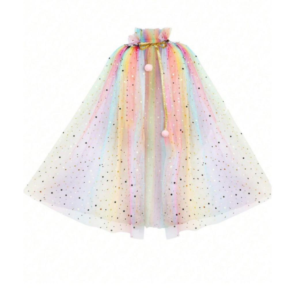 Cosplay Accessories Role-Playing Children's Princess Shawl Stage Props Mesh Performance Dress up Clothes Stage Props Halloween