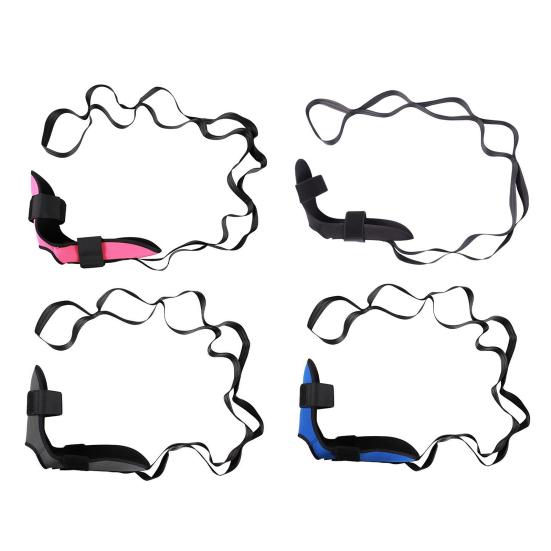 Yoga Stretching Strap with Loop Detachable Foot Adjustable Foot Calf Stretcher Band Home