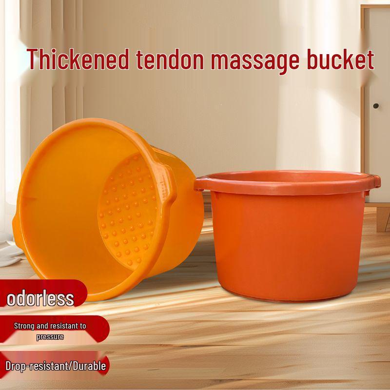 Deep Plastic Foot Bath Tub for Home Massage and Spa, Special for Lower Legs and Foot Washing