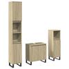 VidaXL Ensemble de meubles de salle de bain 3 pcs chêne sonoma 3307675