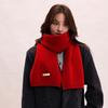 Soft Long Thickened Neckscarf Cold-proof Winter Warmer Scarf Large Knitting Wool Scarf  Autumn