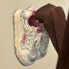 Niche platform white shoes women's 2025 new spring and autumn students versatile chic shoes canvas casual lightweight board shoes