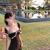 French temperament new waist slim summer polka dot skirt long dress long dress