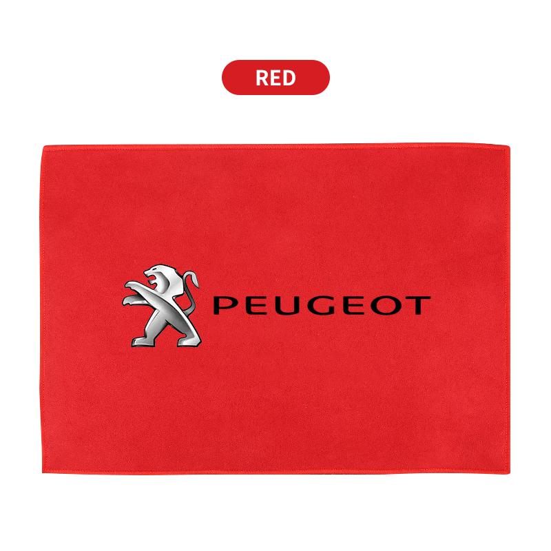 Fashion New Car Drying Towel Suede Coral Velvet Double-sided Car Cleaning Cloth For Peugeot 206 208 306 307 308 407 408 508 2008