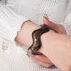 European and American retro irregular wave opening bracelet temperament versatile acrylic bracelet personalized jewelry