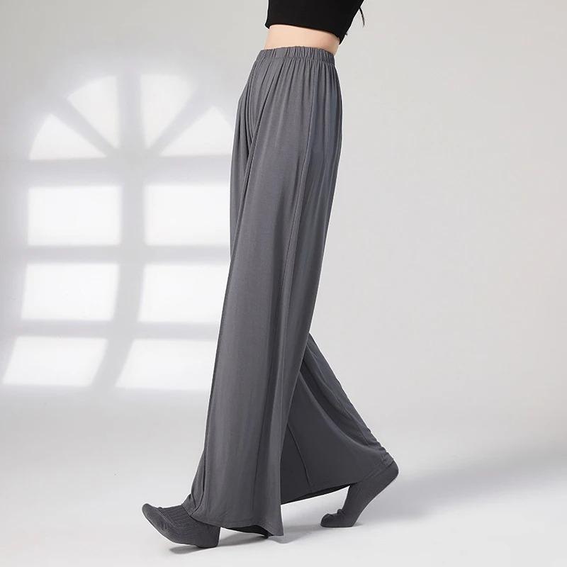 Elegante Klassische Tanzhose Damen Modern Dance Weite Hosen Weich Elastisch Yoga Body Rhyme Ballett Training Übungshose