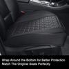 Black Panther Luxury Faux Leather Car Seat Cover Front Bottom Seat Cushion Cover, Anti-Slip And Wrap Around The Bottom, Fits 95% Of Vehicles - 1