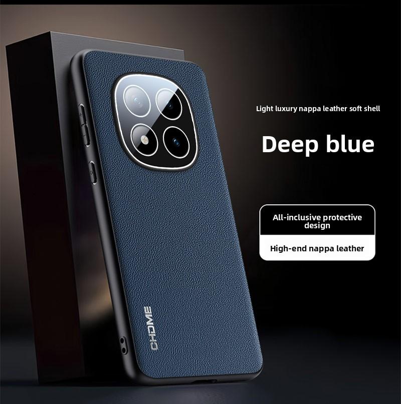 Custodia per Telefono per Xiaomi Redmi Note 14 13 Pro Plus 5G Cover in Pelle Silicone Morbida per Redmi Note 15 Pro+ Copertura Protezione Fotocamera