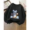 Unisex Crewneck Sweatshirt - Cute Penguin Winter Ice Cream Machine Washable, Spring And Autumn, Sportswear And Casual Wear, Soft And Comfortable