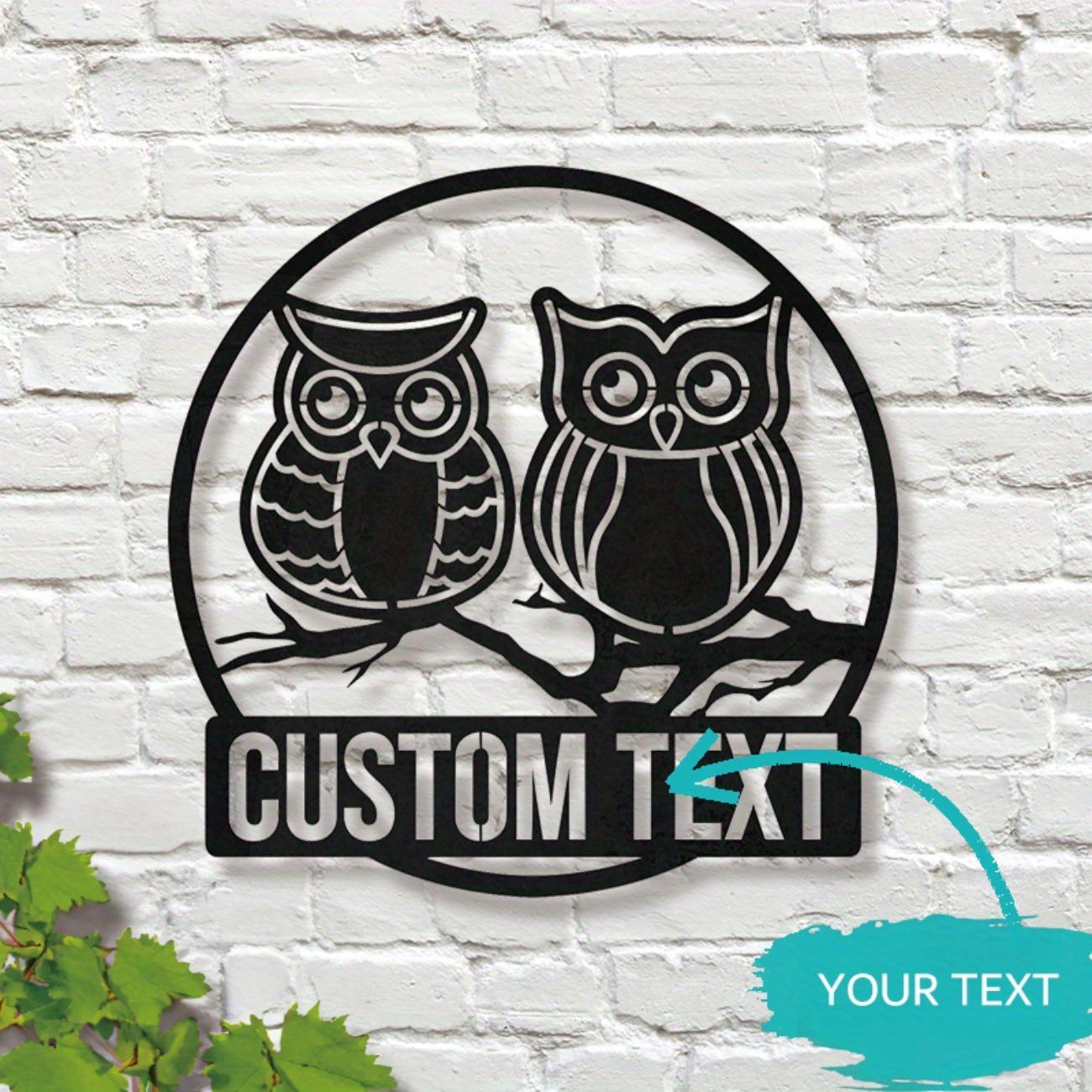 

Vintage Metal Owl Wall Art Handmade Home Decor S
