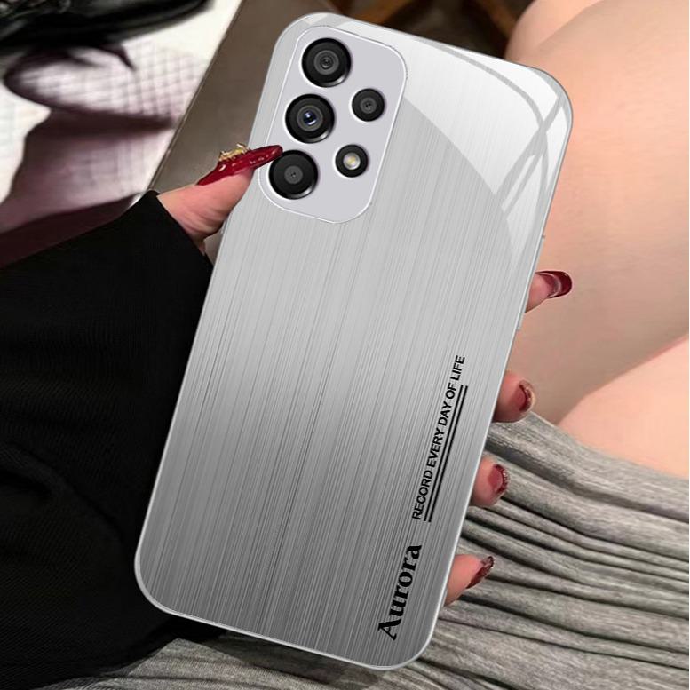 

Samsung S10 Plus Aurora Stripe Glass Pro with Brushed Texture S8