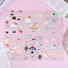 Cute Cartoon 3D Cat Dogs Crystal Epoxy Resin Stickers Kawaii Diy Journal Sticker For Mobile Phone Laptop Decor