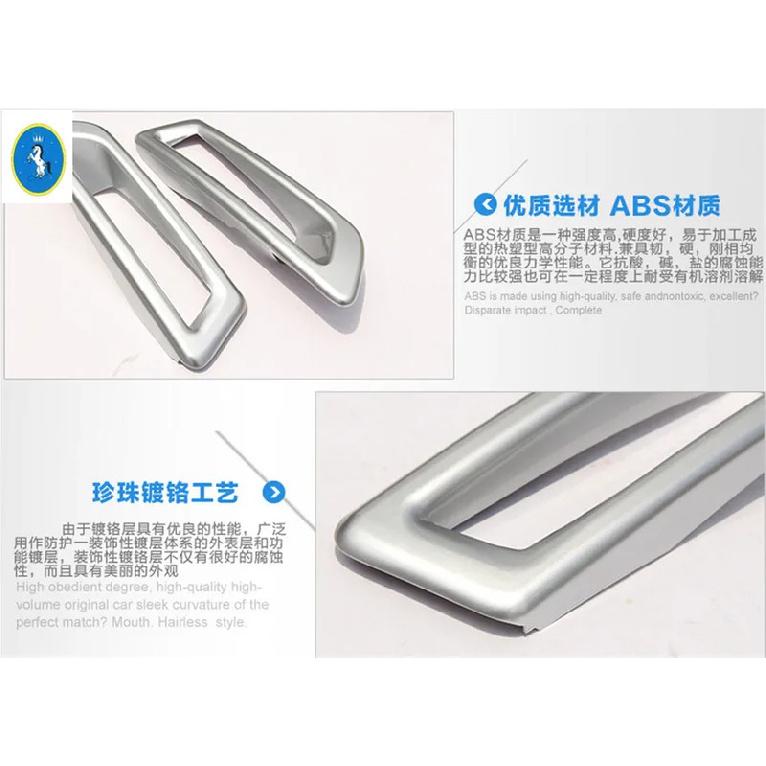 ABS Front Bumper Foglight Fog Lights Decor Cover Trim For Land Rover Discovery Sport 2015 -  Accessories Exterior Refit Kit