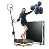 Mașină Photo Booth MWE Rotativă la 360 de Grade 68 80 100Cm Automată Selfie Photobooth Spinner Ușă Depozit Carcasă de Transport