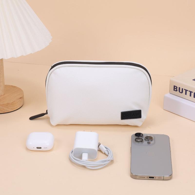 Efficient Storage Pouch for USB Cables Power Bank Durable Electronics Organizer
