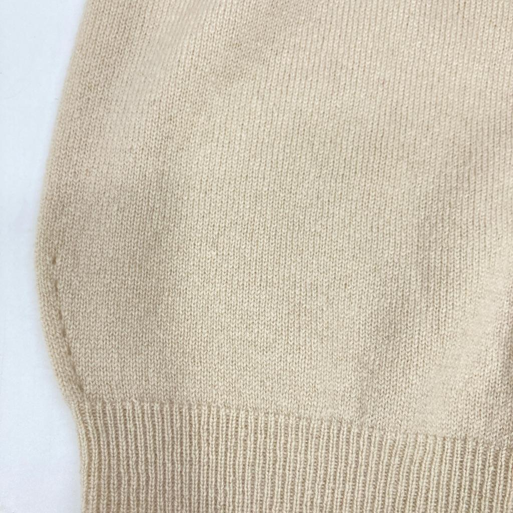 TOYOBOSHI KARIBA 09IT-EF0003 Ivory Cashmere 100% Sweater Tops 2 IvoryUsed