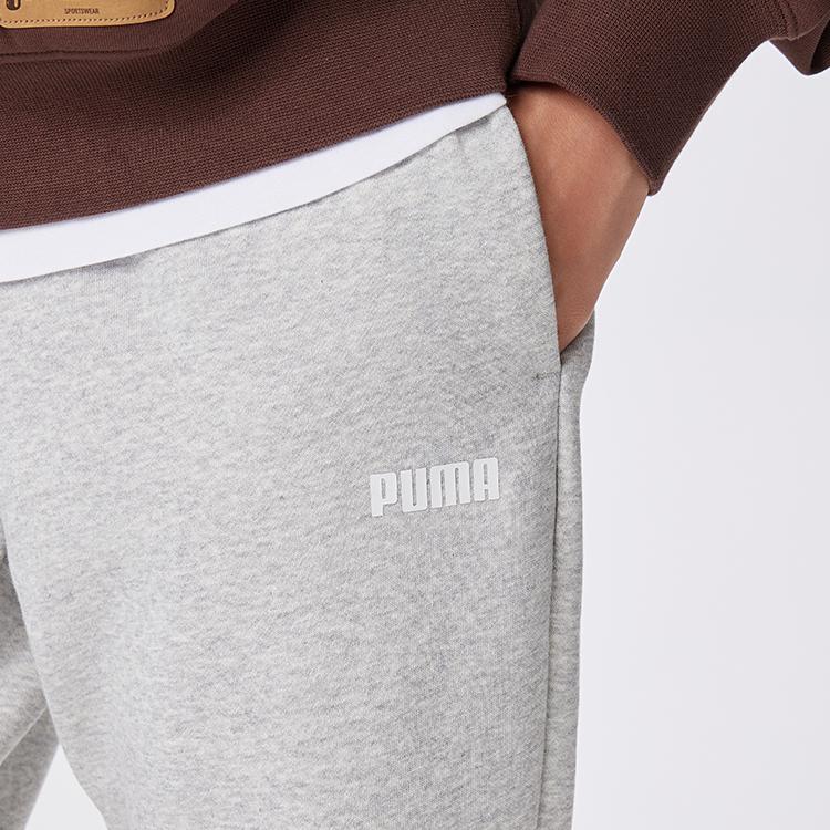 Puma Ess Logo Sweatpants Fl Fashion Comfortable Versatile Slim Fleece Knit Sports Pants Women Bottoms 693001-04