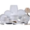Wutuo 56-Piece Dinnerware Set with Casserole