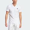 Adidas 2023 Grand Slam Tennis Series Aeroready Freelift Pro Polo With Emblem Logo Men Tops White IA7099