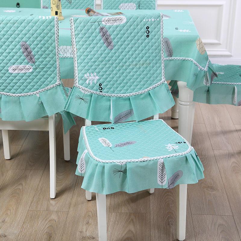 

Чехлы на обеденные стулья, домашняя антигрязная подушка, европейский жаккардовый чехол на стул, подушка для домашнего стула, универсальный домашний декор chair cover 2sets