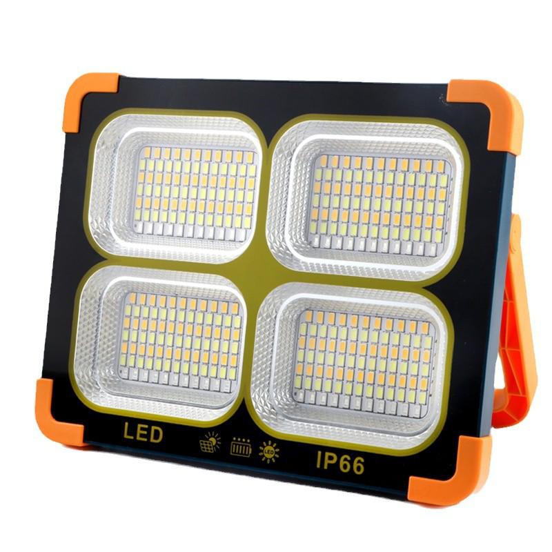 Super Bright Waterproof Solar Floodlight: Portable Outdoor Light for Camping & Emergencies