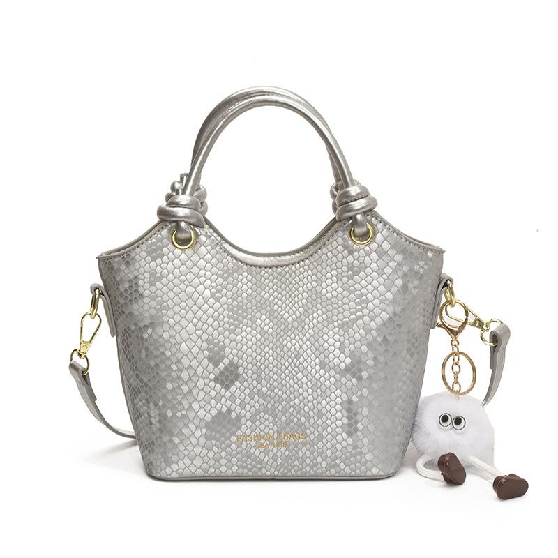 Bag women's high-end new fashion retro bucket bag versatile casual portable shoulder messenger bag