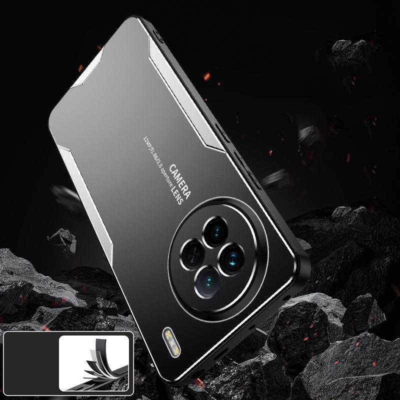 For vivo X90 5G Phone Case Drop Protection Aluminum Alloy Metal Cover