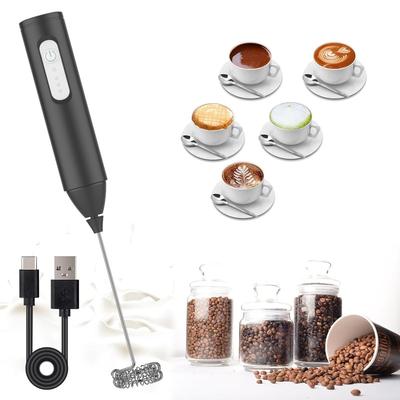 MINI Milchaufschäumer USB wiederaufladbar 3 Geschwindigkeiten Schaum Maker Kaffee Schneebesen Mixer Elektrischer Griff Mixer Schneebesen