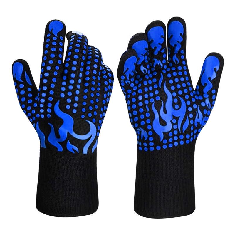 Muqingqing Hochtemperatur-Rutschfeste Handschuhe