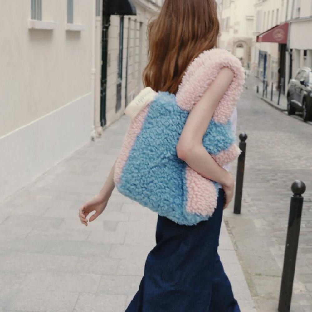 Lem Nplet Faux Fur Phryne Eco Bag  Lac007kracc 