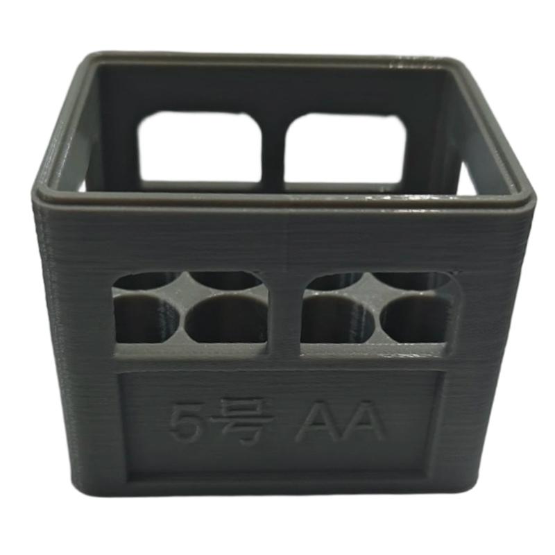 3D-gedruckter Batterie-Organizer, stapelbar für 2A 3A 18650 Batterien, mit großer Speicherkapazität, Batteriebox