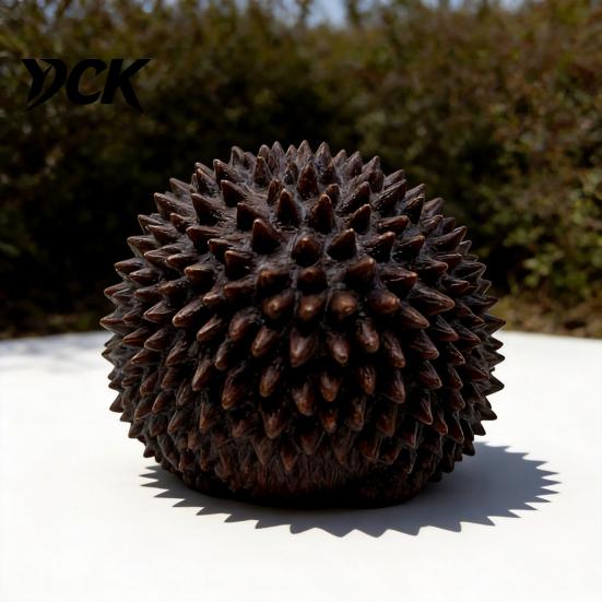 Outdoor Hidden Key Hider Resin Hedgehog Statue Storage Ornament, Waterproof Box for Holder Outdoors Garden, Realistic Animal Figurine Indoor Landscape