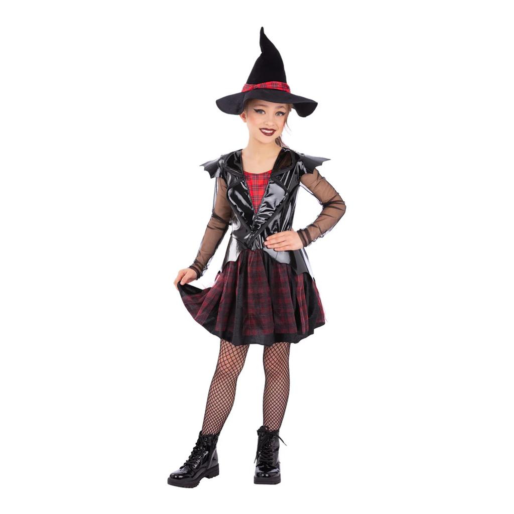Smiffys Girls Punk Witch Costume