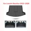 Car Rear Trunk Mats For Lincoln Nautilus 2021-2026 CDX707 U540 TPE Carpet Storage Pad Waterproof Tray Cushions Mats Accessories