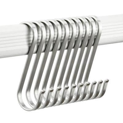 5/10/20 pièces Crochets en S en Acier Inoxydable 304 pour Suspendre, Rack de Rangement Métallique pour Casseroles et Poêles de Cuisine, Crochets de Type S pour Placard