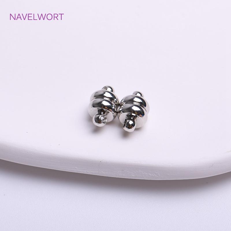 Wholesale Strong Magnetic Clasp Connector 18K Gold Plating Brass Mag-Lok Magnetic Clasp DIY Jewellery Making Supplies
