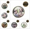The Scum Villain Self-Saving System Shen Qingqiu Luo Binghe Anime Cosplay Glass Cabochon Badge  Brooch Custom Jewelry
