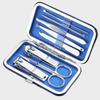 For Nail Care, 8-piece Nail Clipper Set Blue CH969