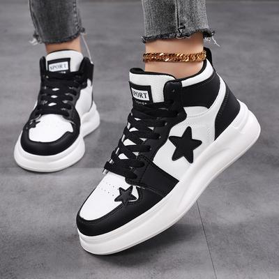 Spring Men's Shoes New Breathable Couple Shoes Versatile Platform Sports and Leisure Board