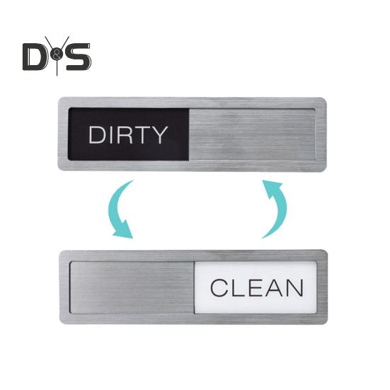 Clean Dirty Dishwasher Magnet Easy-to-Slide Strong Magnet Sign Kitchen Clean Dirty Sign for Home Restaurants Dishwasher