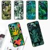 Tropical Leaf Pattern Case For Oppo A78 A98 A58 A38 A18 A54 A74 A94 A80 A60 A40 A96 A76 A16 A15 A17 A57 A5 A6 Pro