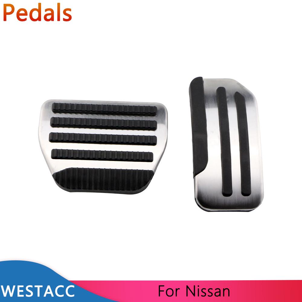 Autopedale Pedalabdeckung für Nissan Note 2014– Tiida März 2011–2015 Sentra VII 2012–2017 Juke Leaf 2011–2018 Altima
