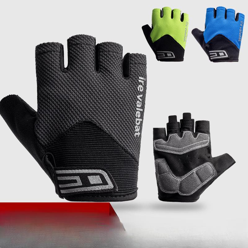 Outdoor Cycling Short Finger Gloves Sports and Fitness Mountaineering Breathable and Anti Slip Half Finger Bicycle Gloves for Men and Women